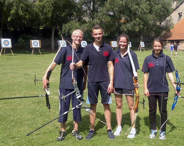 Oberurffer Mannschaft: A. Steinke, J. Pawelke, L. Döring, A. Rostek. Foto: privat