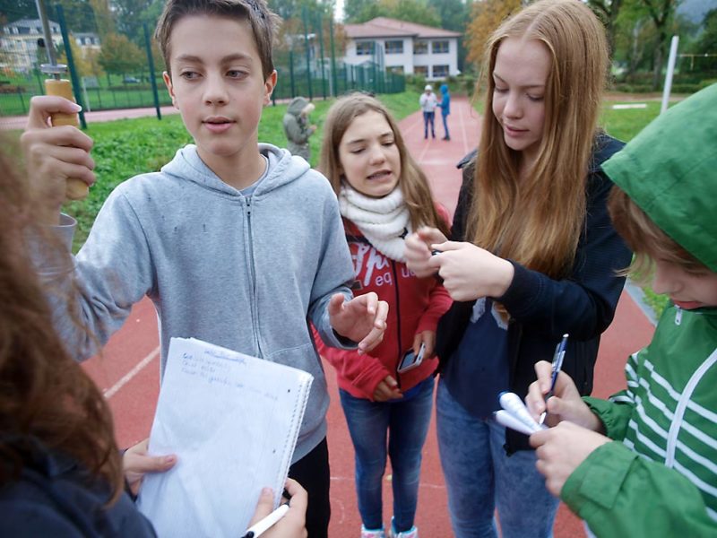 Erfassen der gemittelten Messwerte pro Messpunkt | Bild: Andreas Bubrowski/CJD Oberurff