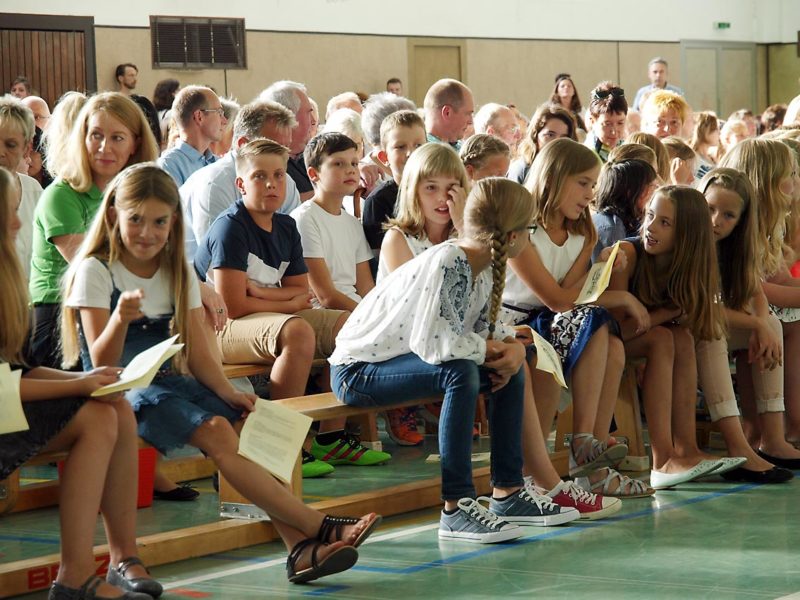 Unsere neuen Fünftklässler bei der Schulaufnahme | Bild: Andreas Bubrowski/CJD Oberurff