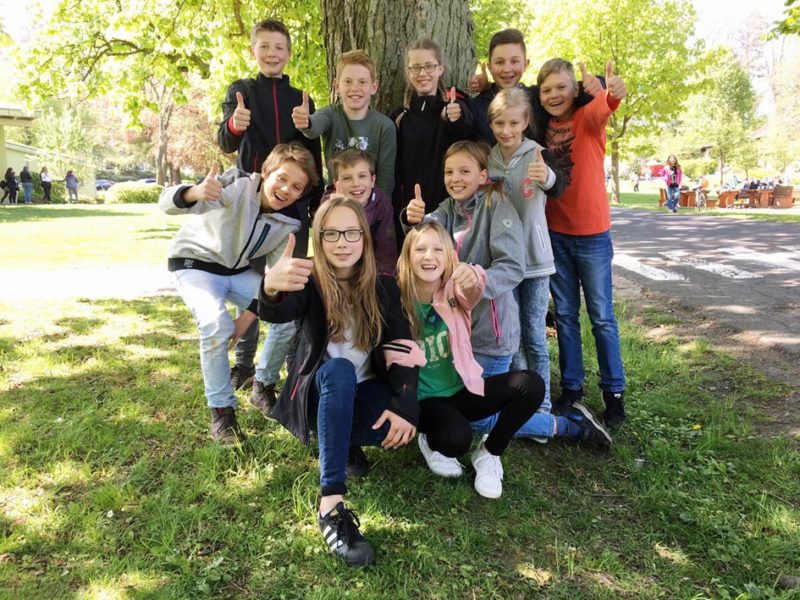 Teilnehmer am Leichtathletik-Wettkampf in Guxhagen | Foto: Andreas Bubrowski/CJD Oberurff