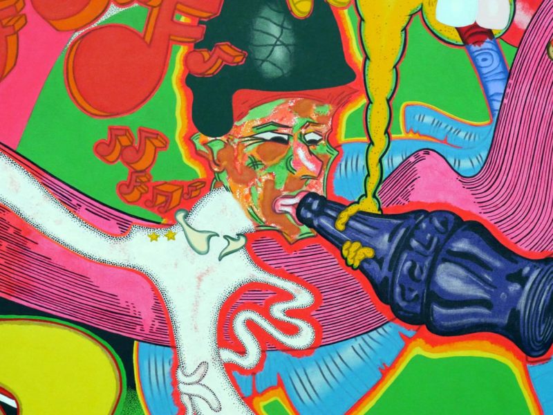 Peter Saul, SAIGON (1967), Ausschnitt. Foto: A. Bubrowski/CJD Oberurff