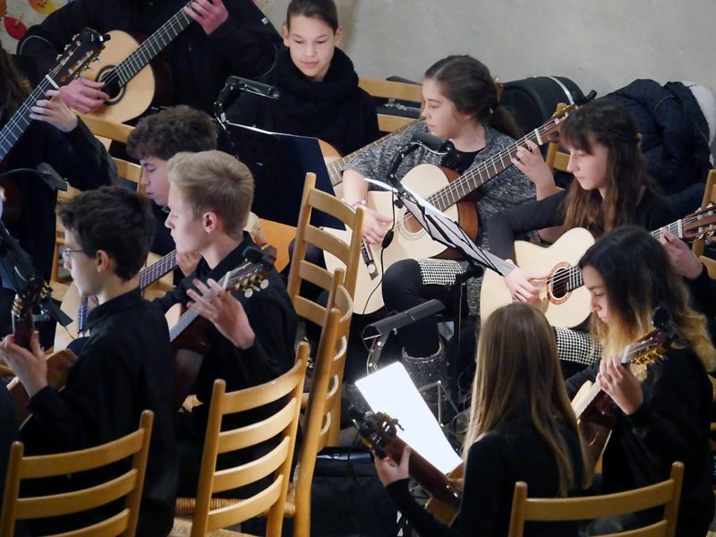 Gitarrenensemble | Foto: A. Bubrowski/CJD Oberurff