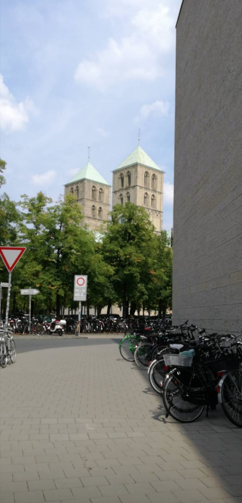 Blick auf den Dom von Münster